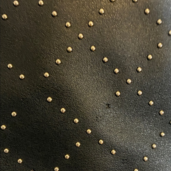 Bebe Chic Black Studded Shoulder Bag 👵MT - Picture 4 of 6